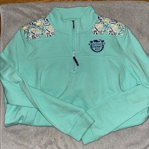 Vineyard Vines Kentucky Derby 2015 front zip up, never worn Womens size xl